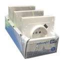 Pack 3 Tomas Enchufe 16a 2p + TT con 1 puerto USB