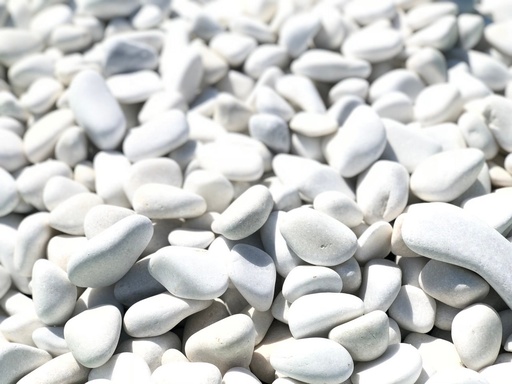 [CR-01] Saco de Canto Rodado Blanco Puro 25/40 20 Kg