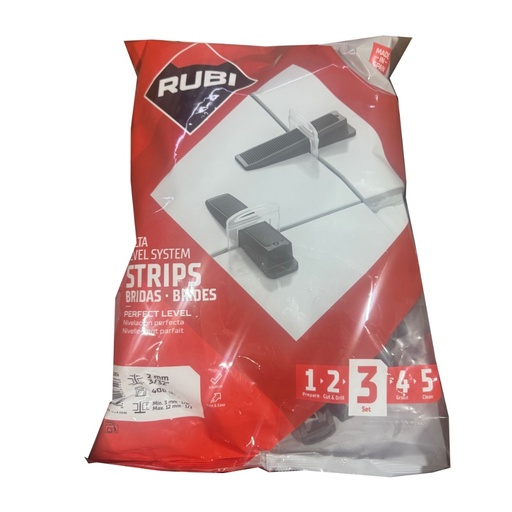 [RUB-638] Bolsa Bridas Delta Level 3-12 mm 2 mm (400 uds.) Ref.02854