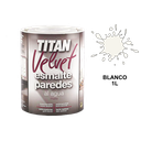 Titan Velvet Esmalte Paredes al agua Blanco 03w 1 Litro