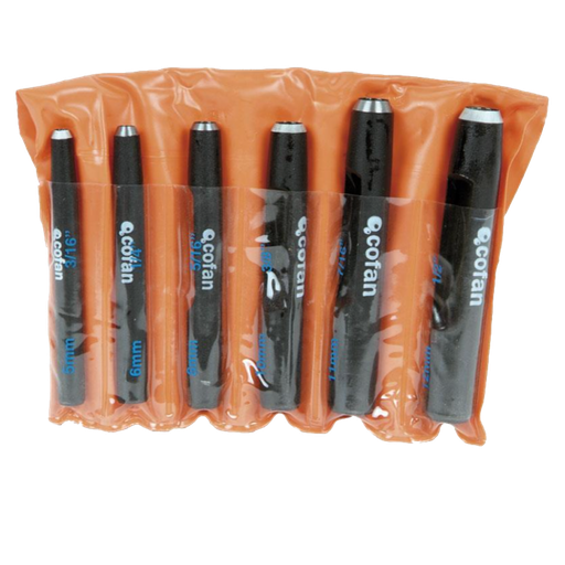 [COFAN-528] Set de 6 Sacabocados de Golpe Cilíndrico Ref. 09626391
