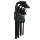 Juego de 10 Llaves Hexagonales Allen de Bola Ref. 09508541