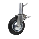 Rueda Giratoria de Andamio con Freno Tubo Hembra Ref. 09402750