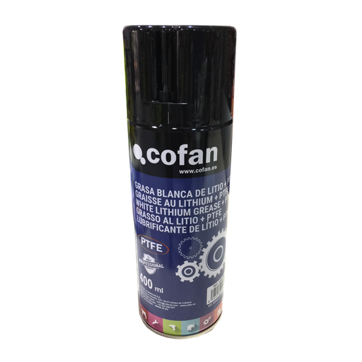[COFAN-703] Spray Grasa de Litio Blanca + PTFE 400 ml Ref. 15000007