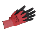 Guantes Nitrilo Rojo/Negro