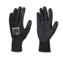 Guantes Poliester Impregnado en Latex Negro