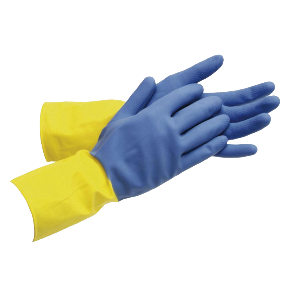 Guantes de Latex Bicolor Reforzados