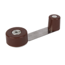 Tope para Puerta Giratorio Marrón con Retenedor Ref. 61001384A