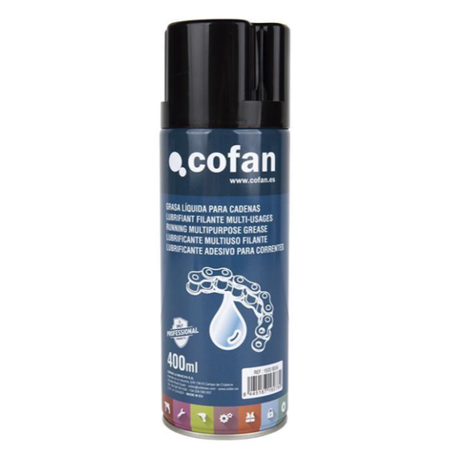 [COFAN-1929] Spray Grasa Adhesiva para Cadenas 400 ml Ref. 15000004
