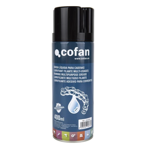 [COFAN-949] Spray Grasa Adhesiva para Cadenas 400 ml Ref. 15000004