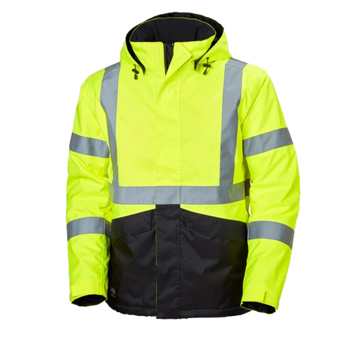 [HH-63] Cazadora Alta Shell 369 Amarillo Fosforito Talla L Ref.71071