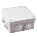 Caja de Conexion Cuadrada 105 x 105 x 40 mm IP55 Gris Ref. 000301313