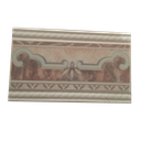 Pz Cenefa Niebla Burdeos 15x25