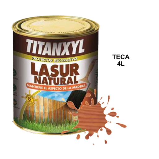 [TITAN-313] Titanxyl Lasur Natural 04N 4 L R. 3809 Teca