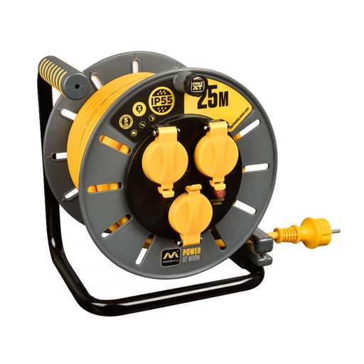 [LUCE-37] Enrollacable Profesional IP55 2,5 mm 25 Metros