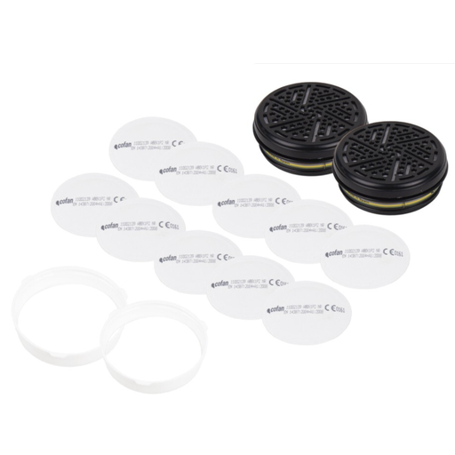 [COFAN-1281] Set de 2 Filtros para Media Máscara Tipo A1/B1/E1/K1 Ref. 11002135