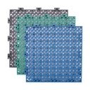 Set de 4 Losetas Alveolada de PVC 33 x 33 x 2 cm